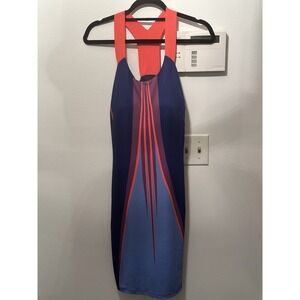 Title Nine Multicolor Tank Mini Dress Golf Athleisure. Size Large. GUC